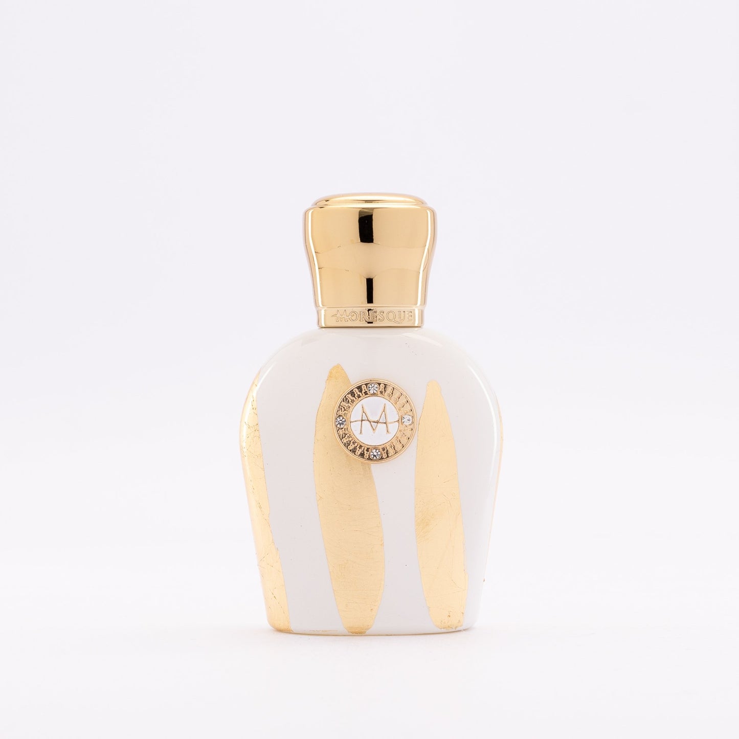 Ballerina (White with Large Flat Gold)