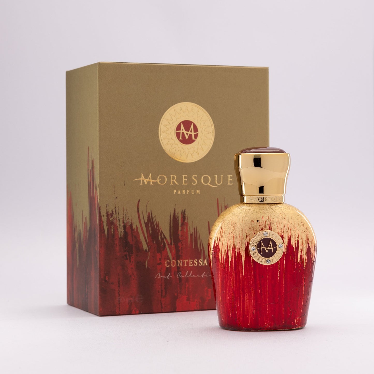 Contessa (Gold with Red Paint Upwards)